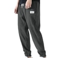 thumbnail image 4 of Eagokdc Men's Pants Casual Athletic Lightweight Elastic Waist Big and Tall Black Pant with Pockets Size M-5XL, 4 of 4