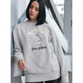 thumbnail image 2 of "Happy Birthday" Cute Unicorn Sweatshirt Women -Image by Shutterstock, Female Medium, 2 of 4