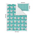 thumbnail image 5 of Esign Of Head Pug Dog Duvet Cover and Pillowcase Set for Single Bedding, Bedroom Accessories for Kids Teens, 5 of 5