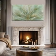 thumbnail image 5 of Flower Wall Hanging Green and Gold Print Photos 24"x48" Decorations for Bedroom Contemporary Art Print Kitchen Pictures for Wall, 5 of 8
