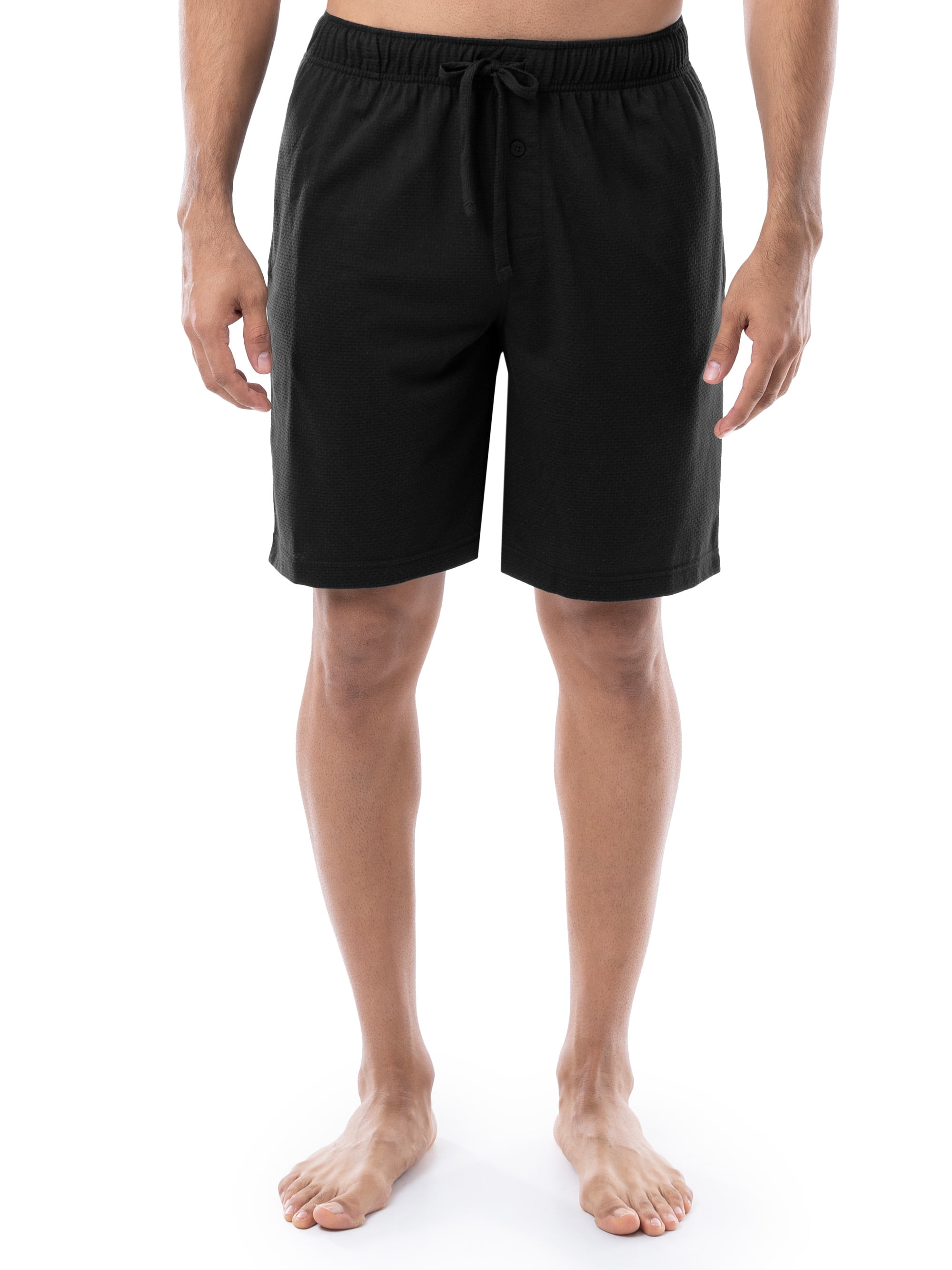Fruit of the Loom Men's and Big Men’s Breathable Mesh 2-Pack Knit Sleep Pajama Short, S-2XL