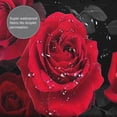 thumbnail image 7 of JOOCAR Red Shower Curtain for Bathroom Rose Shower Curtain Black and Red Shower Curtains Red Rose Shower Curtain with Hooks Black Floral Flower Decorative Pretty Valentine Gift, 72 x 72 Inch, 7 of 7