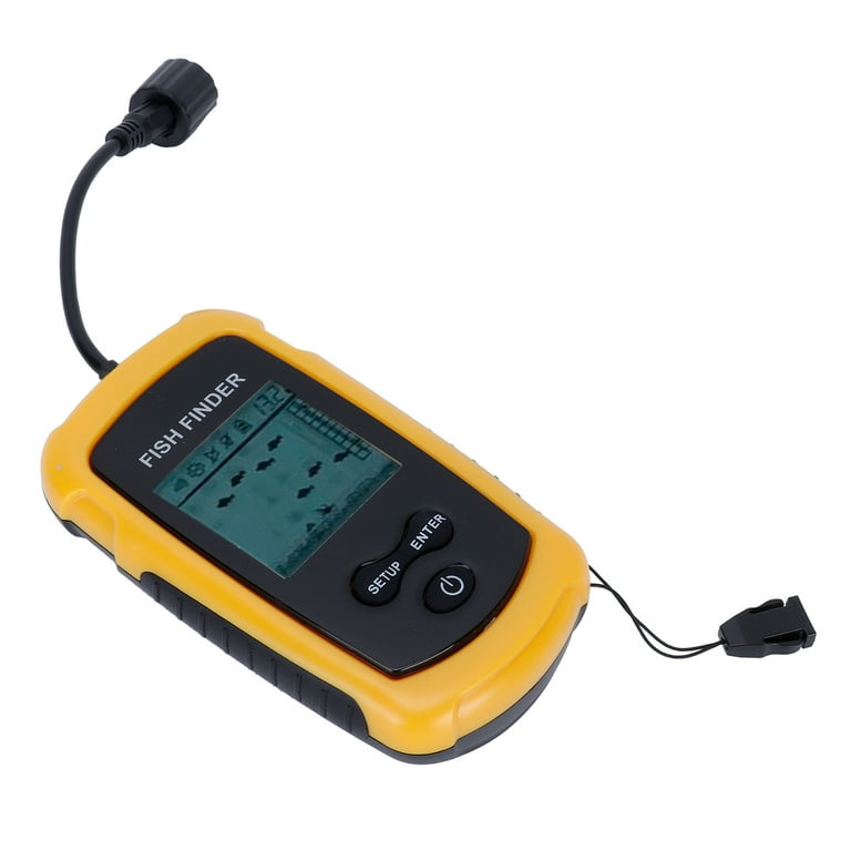 Portable FishFinder Ice Fishing Sonar Sounder Alarm Transducer Echo Pesca  Eco So