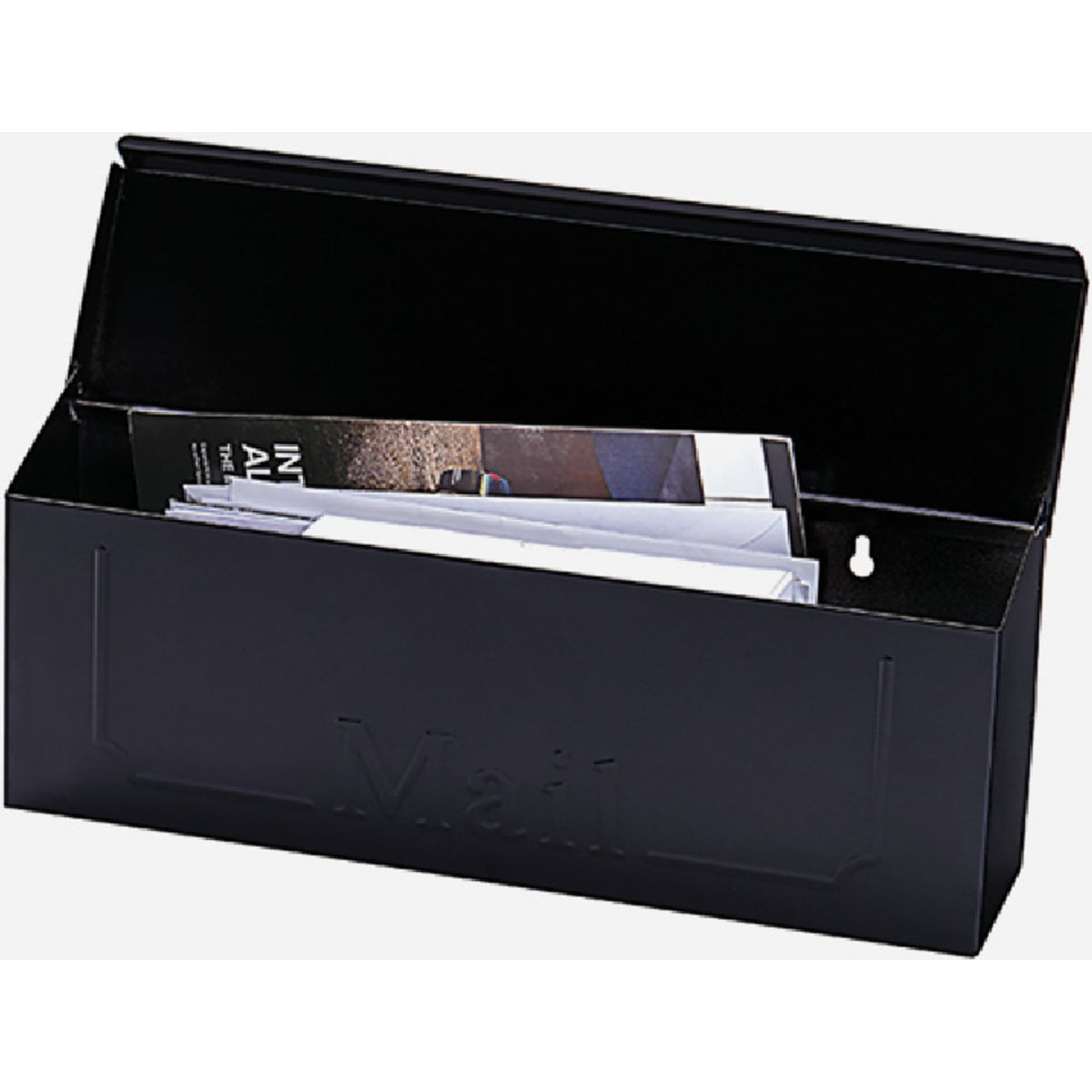 Gibraltar Windsor Black Horizontal Wall Mount Mailbox WMH00BAM