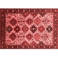 thumbnail image 1 of Ahgly Company Indoor Rectangle Oriental Red Industrial Area Rugs, 4' x 6', 1 of 4