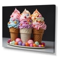 thumbnail image 2 of Designart "Food Ice Cream Painting V" Food & Beverage Canvas Wall Art, 2 of 5