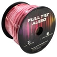 thumbnail image 2 of Full Tilt Audio 8 Gauge Tinned Oxygen Free Copper Power/Ground Wire Red Lot (1 Foot - By The Foot), 2 of 2