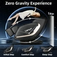 thumbnail image 5 of 4D Full Body Massage Chair Zero Gravity Shiatsu Recliner with Heating, Feet, Thai Stretch Black, 5 of 11