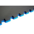 Norsk Blue/Black 24 in. x 24 in. EVA Foam Truly Reversible Interlocking