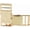 Gold, variant on CRAFTME STUDIO 1-1/4 Inch Metal Quick Side Release Buckle Webbing Bag Clip for Flat Lock Belt Straps, Backpacks and Collars, 1 Pack (Brushed Brass)