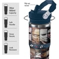 thumbnail image 3 of 30oz Horror Movies Tumbler with Lid and Flip Straw,Gift for Man Women, Halloween Stainless Steel Insulated Cup, Travel Coffee Mug, Terror Water Bottle for Fans, 3 of 6