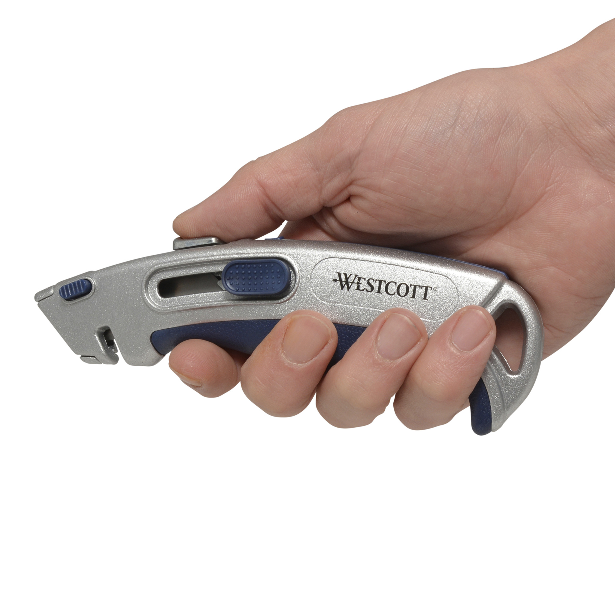 Westcott Heavy Duty Utility Cutter, Silver, 3 Blades, for Office, 8.86 inches, 1-Count - image 5 of 8