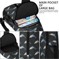 thumbnail image 4 of Crossbody Sling Backpack for Women Men Blue Small Dolphins Shoulder Sling Crossbody Casual Chest Bag for Travel Sports Running Hiking, 4 of 6