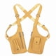 thumbnail image 1 of Cartera antirrobo de cuero con doble bandolera | Correa oculta bajo el brazo para hombre y mujer | 27,5 x 15,5 cm, con compartimentos para tarjetas y efectivo | Accesorio anticarteristas para, 1 of 1