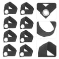 thumbnail image 2 of 8pcs Professional Awning Pole Fixing Buckles Canopy Tent Pole Fixators (Grey), 2 of 6