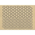 thumbnail image 1 of Ahgly Company Indoor Rectangle Patterned Dark Gold Brown Area Rugs, 5' x 7', 1 of 6
