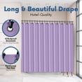 thumbnail image 5 of HEAVY DUTY MILDEW FREE VINYL WATERPROOF SHOWER CURTAIN LINER WITH MAGNETS NEW, 5 of 7