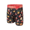 thumbnail image 3 of Aeropostale Mens Boxer Briefs 4 Pack Poly Spandex Performance Boxer Briefs Underwear(Black/Black/Charcoal/Green, Medium), 3 of 5