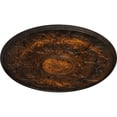 thumbnail image 3 of 33"OD x 1 3/4"P Versailles Ceiling Medallion (Fits Canopies up to 3 1/4"), Hand-Painted Rust, 3 of 6
