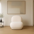 thumbnail image 4 of Ilios Innova | Sillón Individual Moderno Pacha Beige con Diseño Curvo Orgánico, Tapizado Suave, Estilo Minimalista y Contemporáneo., 4 of 9