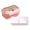 Pink, variant on Stainless Steel Bento Lunch Box, Stackable Bento Box, Large-Capacity Double Layer Bento Box with Compartments, Leakproof Bento Container, Metal Lunchbox Ideal for Office, Work, Travel - Color A