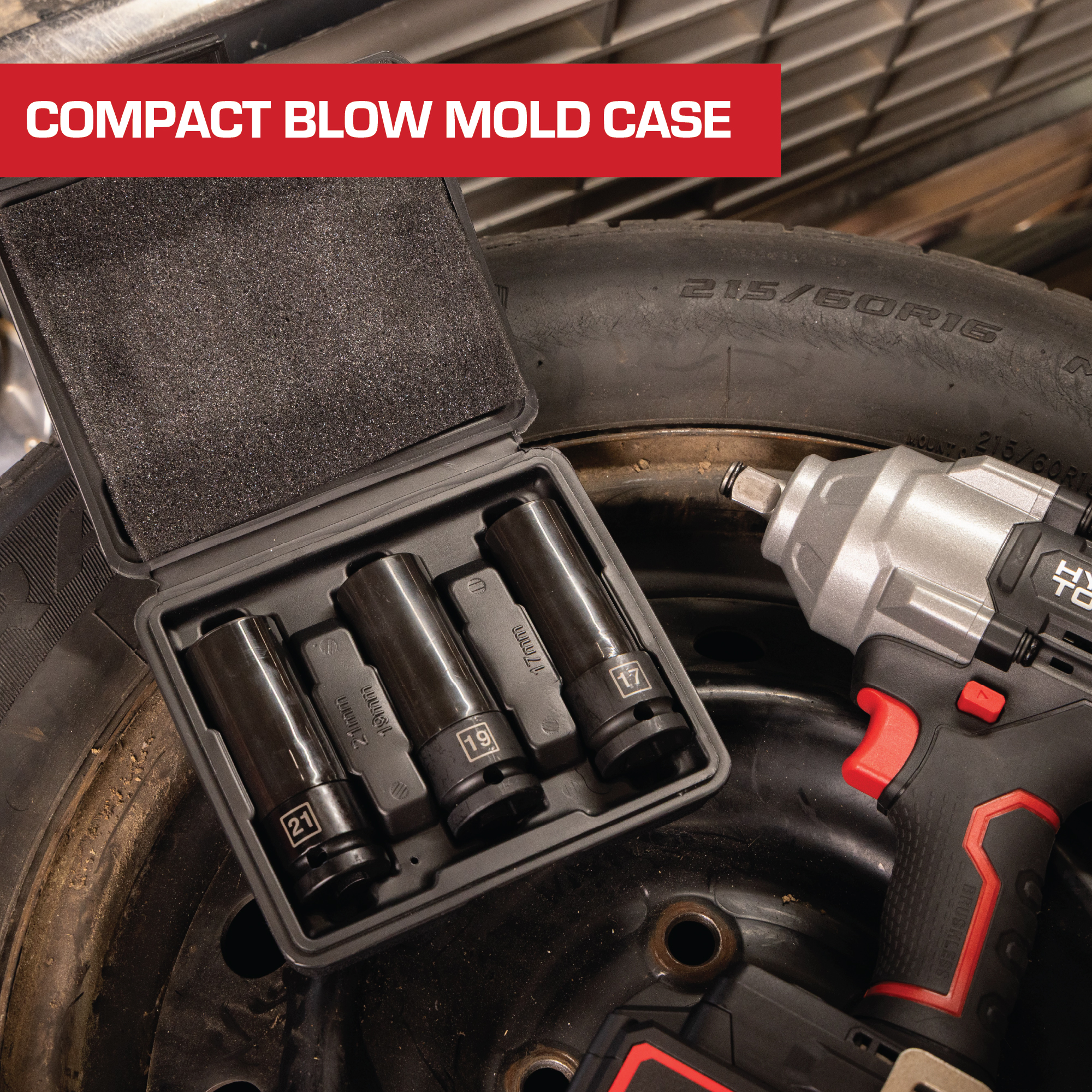 Hyper Tough 3-Piece Lug Nut Socket Set, 1/2-Inch Drive photo 6