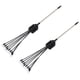 thumbnail image 3 of 2 Set Solar Powered Flexible Garden Light Decorative IP65 8 Head Garden Landscape Light for Patio, 3 of 5