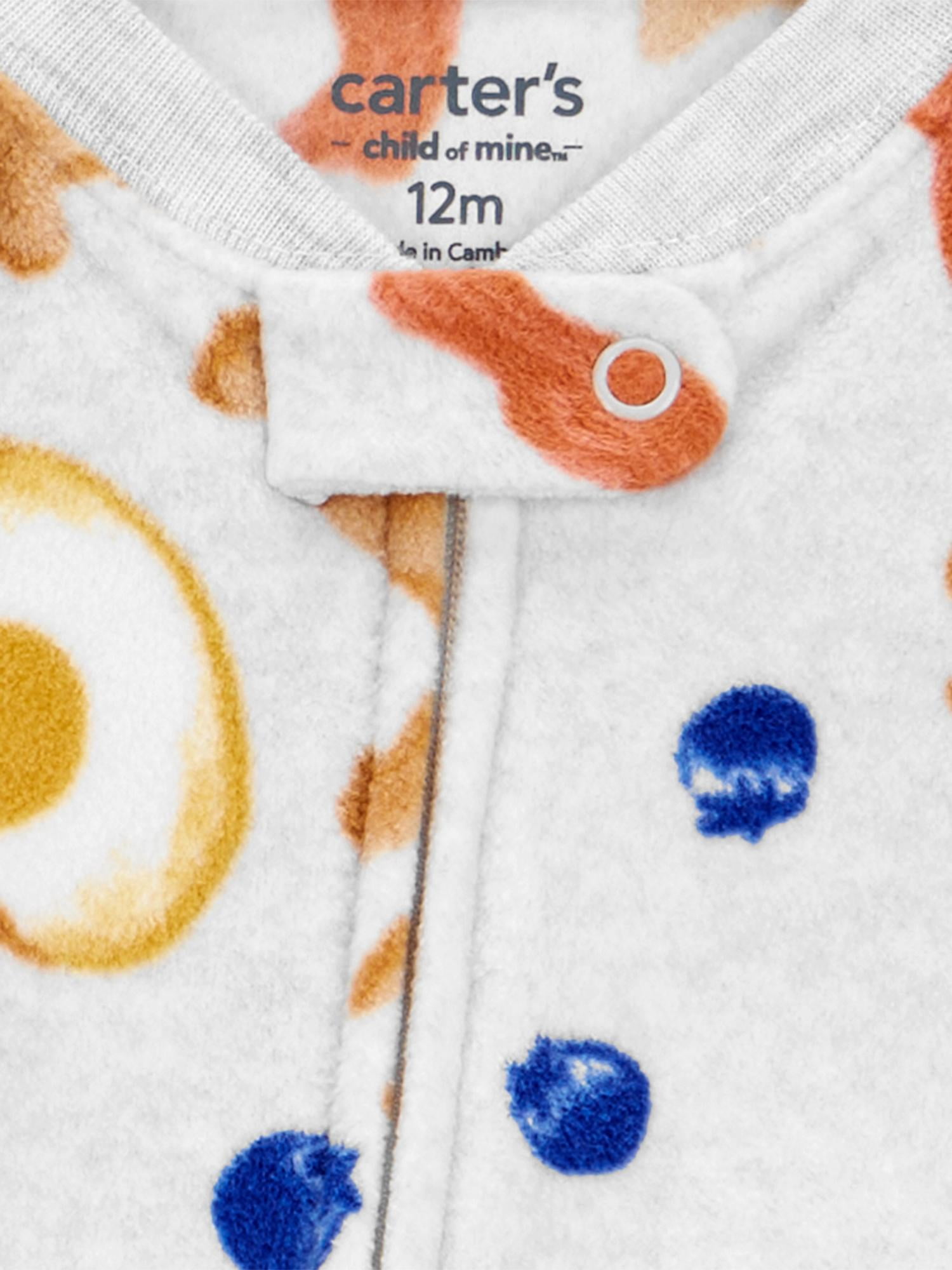 Carter's Child of Mine Toddler Pajama Sleeper, 2 Pack, One-Piece, Sizes 12M-5T