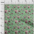 thumbnail image 2 of oneOone Silk Tabby Green Fabric Florals Craft Projects Decor Fabric Printed By The Yard 42 Inch Wide, 2 of 4