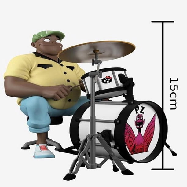 Figura de acción de la banda Virtual Gorillaz, colección de miembros de la banda de Rock, Murdoc de fideos 2D, adornos de resina, modelo de juguetes, regalos