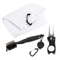 thumbnail image 4 of Greeniant Cepillo de limpieza para toallas de Club, removedor de polvo, operación Simple de mano, conveniencia, accesorios para golfistas, suministros de Golf Blanco Greeniant OD015375-03, 4 of 6