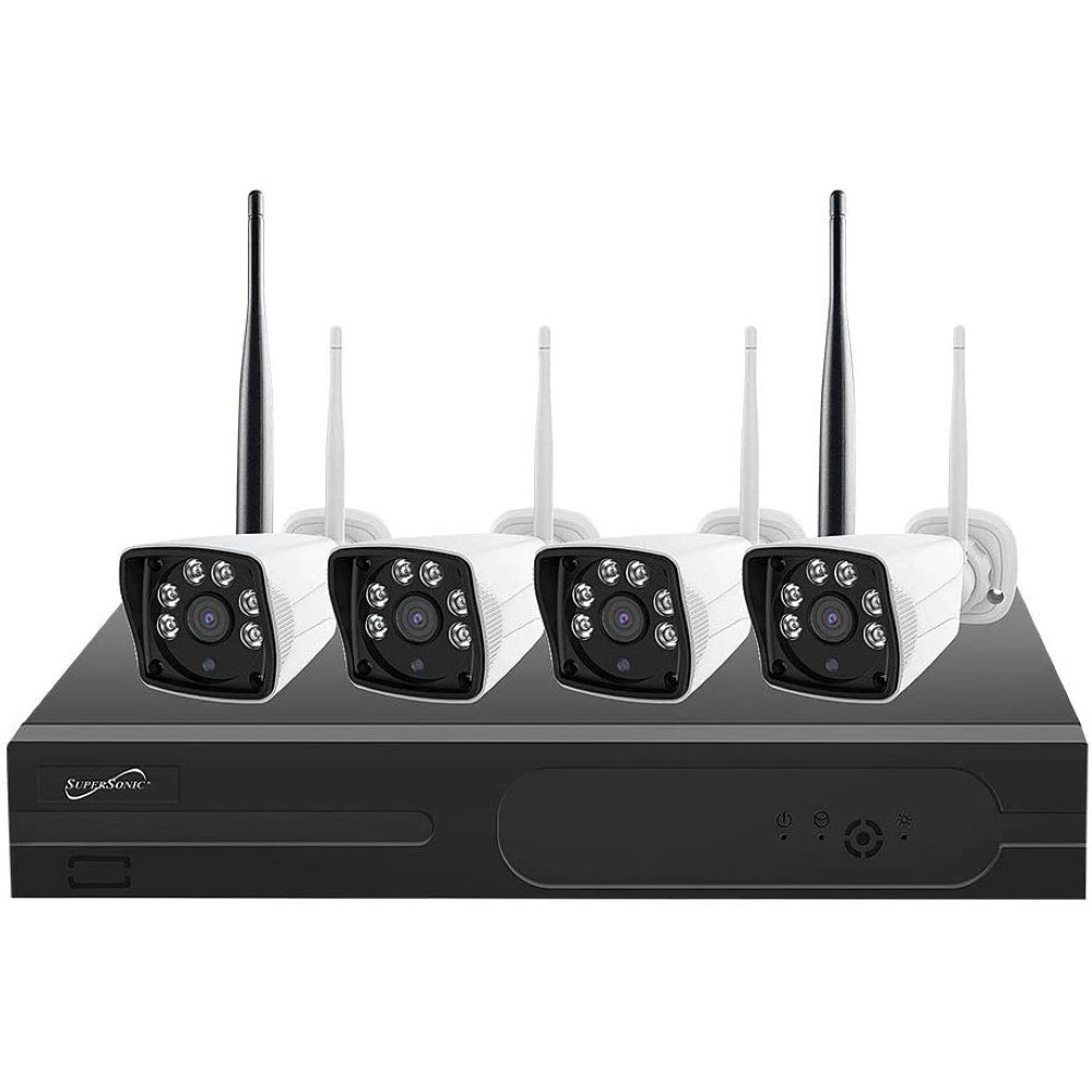 Supersonic SC5004NVR 4 Camera Wireless Security System