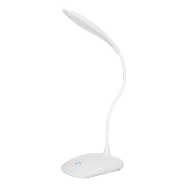 DEEPLITE LED Desk Lamp With Flexible Gooseneck 3 Brightness Battery Operated Table Lamp 5W Control Compact Portable Lamp For Dorm Study Bedroom Wolf Lamp Star Roof Lights for Car Solar System
