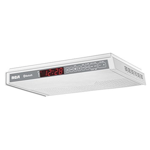 Rca Sps3688b Under Cabinet Wireless Speaker With Fm Radio White