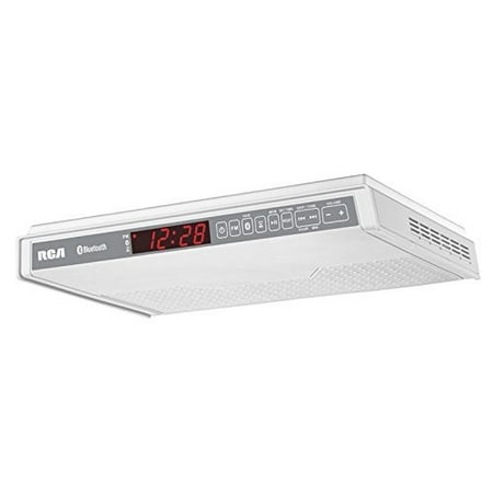 Rca Sps3688b Under Cabinet Wireless Speaker With Fm Radio White