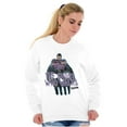 thumbnail image 4 of the Phantom Vintage Ghost Who Walks Unisex Plus Size Sweatshirt Brisco Brands 2X, 4 of 6