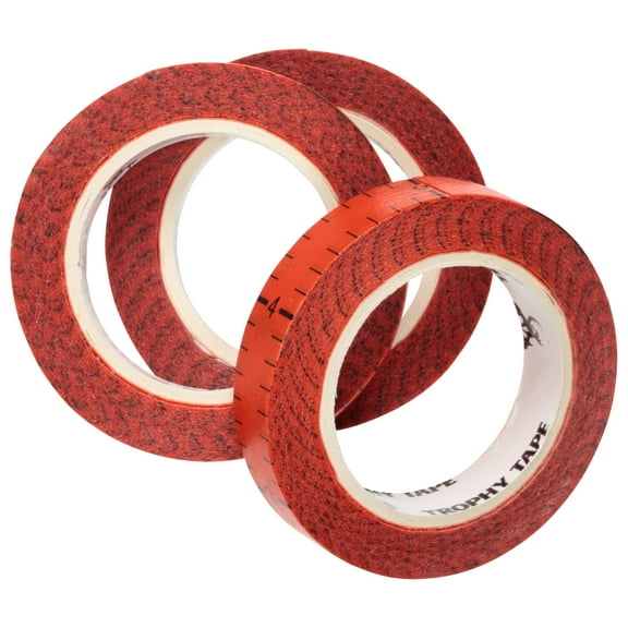 WILDGAME INNOVATIONS Trophy Tape, 3 Roll Pack | Easy-to-Remove Accurate Bright Orange 600in Adhesive Scoring Tape for Measuring Deer Antlers