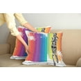 thumbnail image 2 of Ambesonne Colorful Throw Pillow Cover 2 Pack, Marathon Runner Ombre, 20", Orange Purple Blue, 2 of 7