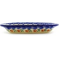 thumbnail image 3 of Polish Pottery 7¼-inch Condiment Dish (Fanciful Ladybug Theme) Signature UNIKAT Hand Painted in Boleslawiec, Poland + Certificate of Authenticity, 3 of 6