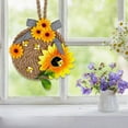 thumbnail image 1 of Warm Festival Simulation Sunflower Rope Door Hanging Decoration Hand Made Rope Garland Home Decoration A Bright Color To Life Shape Your !, 1 of 1