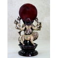 thumbnail image 4 of eSplanade - Ganesha Ganesh Ganapathi Heramba Ganapati Murti Idol Statue Sculpture | Pooja Idols - Home Decor | Brass  - 11.75" Inches - Golden-Brown, 4 of 5