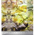 thumbnail image 2 of Soimoi Rayon Fabric Sparrow Panel Print Sewing Fabric Yard 56 Inch Wide, 2 of 3
