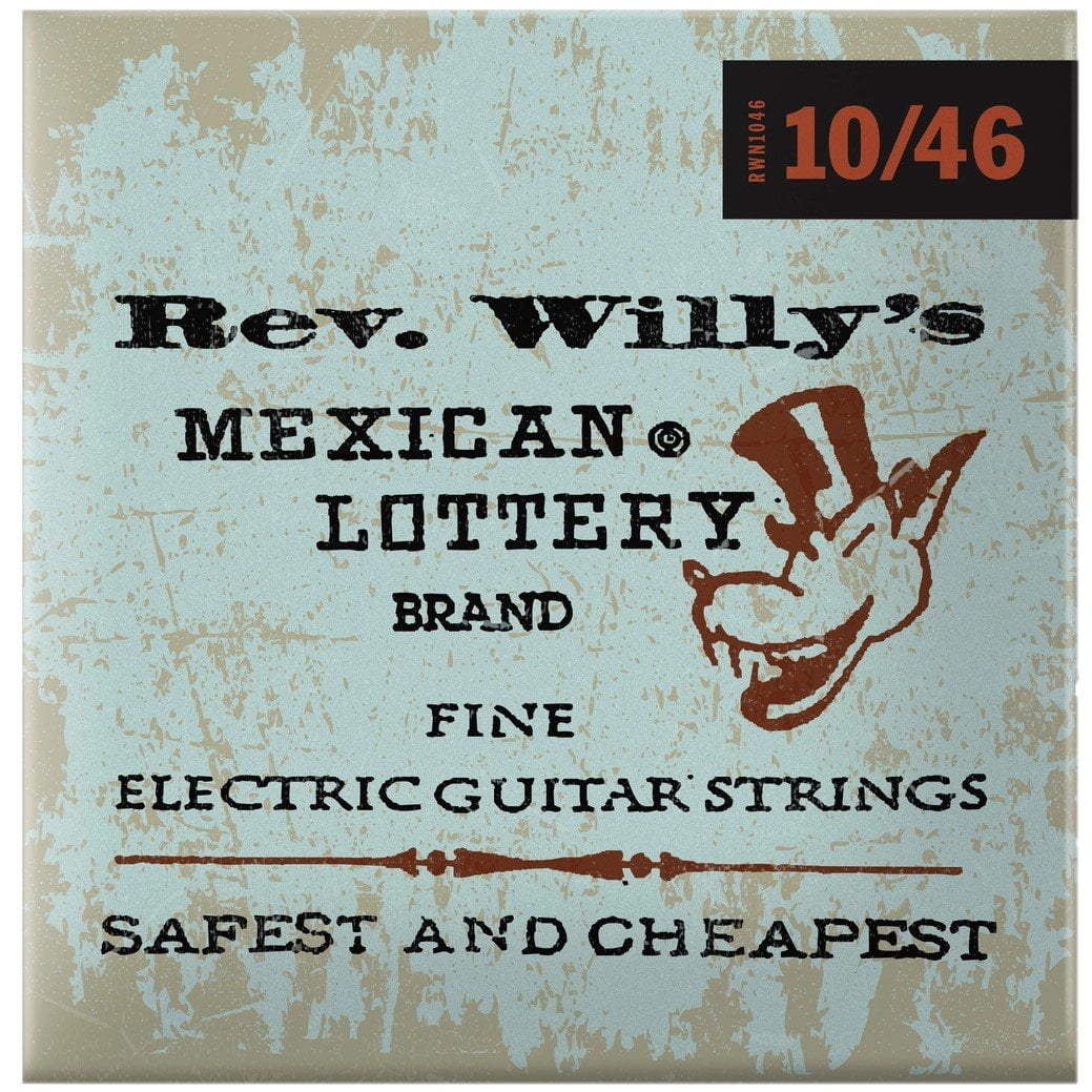 Dunlop Guitar Strings Electric Reverend Willy's Light 10 To 46 2 Pack