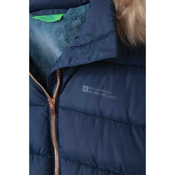 Mountain Warehouse Galaxy Kids Water Resistant Jacket Girls Winter Padded Coat