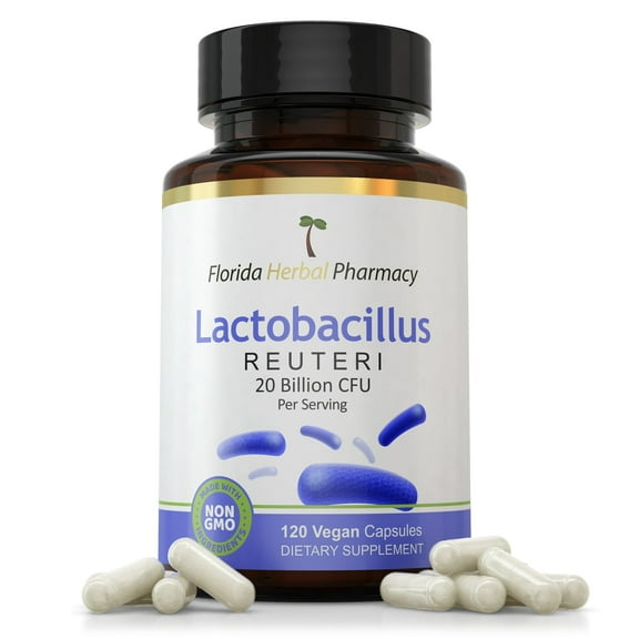 Florida Herbal Pharmacy, Lactobacillus Reuteri (Probiotic) Capsules 20 Billion CFU (120 Capsules)