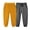 Yellow, variant on Meresysid 2PC Toddler Boys and Girls Elastic Sweatpants Jogger Pants Solid Color Casual Sweatpants Brown 4-5 Years