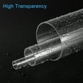 thumbnail image 5 of Uxcell Plastic Pipe Rigid Round Tube Clear 0.23" ID x 0.31" OD x 17" High Impact for Lighting Models Water Plumbing 5Pcs, 5 of 7