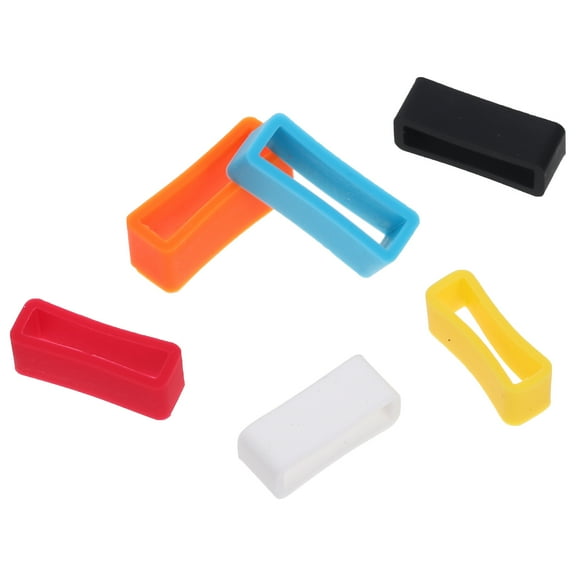 6 Pcs Strap Ring Useful Watch Band Retainers Watch Straps Silicone Watch Rings Watch Band Holder Watch Band Loop