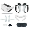 thumbnail image 1 of VR Silicone Cover Accessories for Meta Quest 3,10-in-1 Set Protective VR Shell Cover for Quest 3, Face Cover Pad with Lens Cap, Controller Grip Cover with Battery Opening and Rocker Cap, 1 of 7