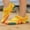 Yellow, variant on CIAKGIAF Men Shoes Breathable Aqua Swim Shoes,Printed Sole Quick Dry Water Shoes Wide Size Non Slip Shoes